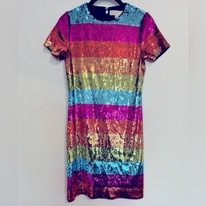*Michael Michael Kors* Rainbow Sequin dress, XS